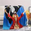 1PC Luffy D Patterned Flannel Blanket Suitable For All Seasons For Home Decor Warmth And Comfort Gifts Holiday Present