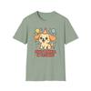 Unisex Softstyle T-Shirt Kawaii Dog “Pawty Animal In Training” Confetti Party