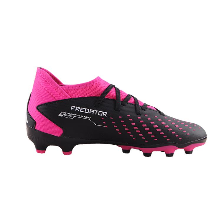 Adidas Predator Accuracy.3 MG J Low Top Fußballschuhe Kinder Fußballschuhe Schwarz Weiß Pink GW7082