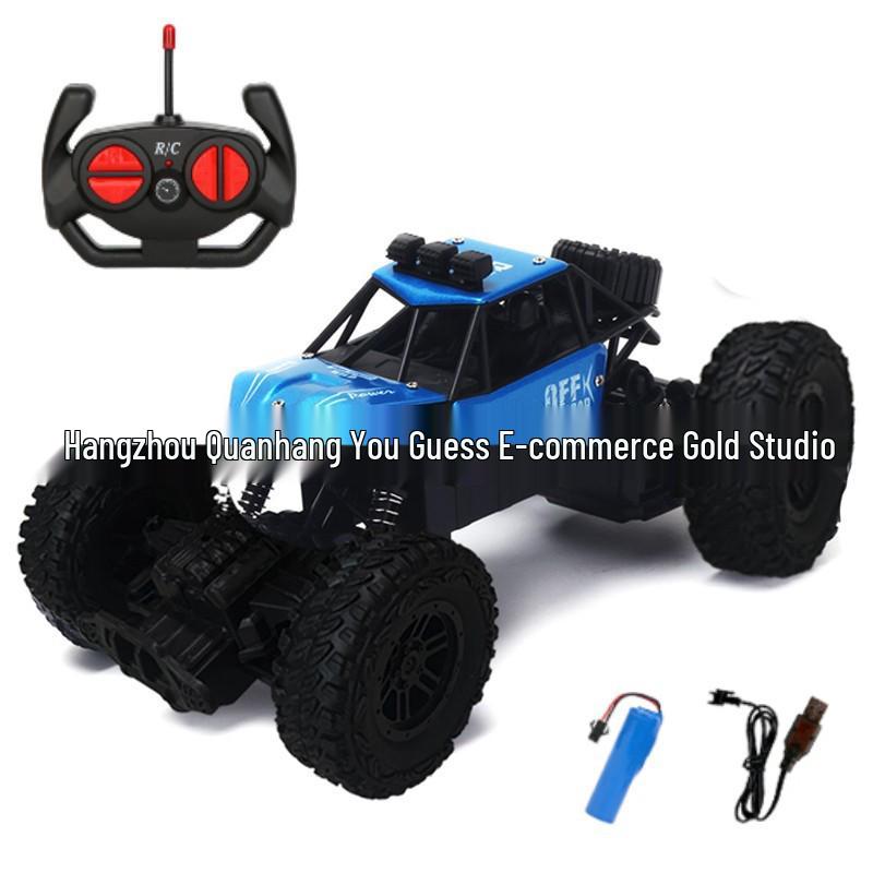 Alloy Remote Control Off-Road Racing Car - High-Speed, Rechargeable 4WD for Kids