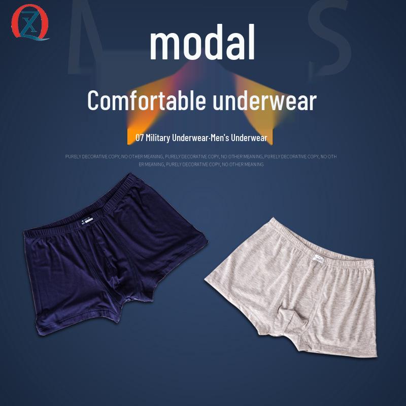 

Men s Military Style Modal Boxer Briefs - Breathable, Comfortable, Plus Size, Antibacterial, Quick-Drying Underwear. Small