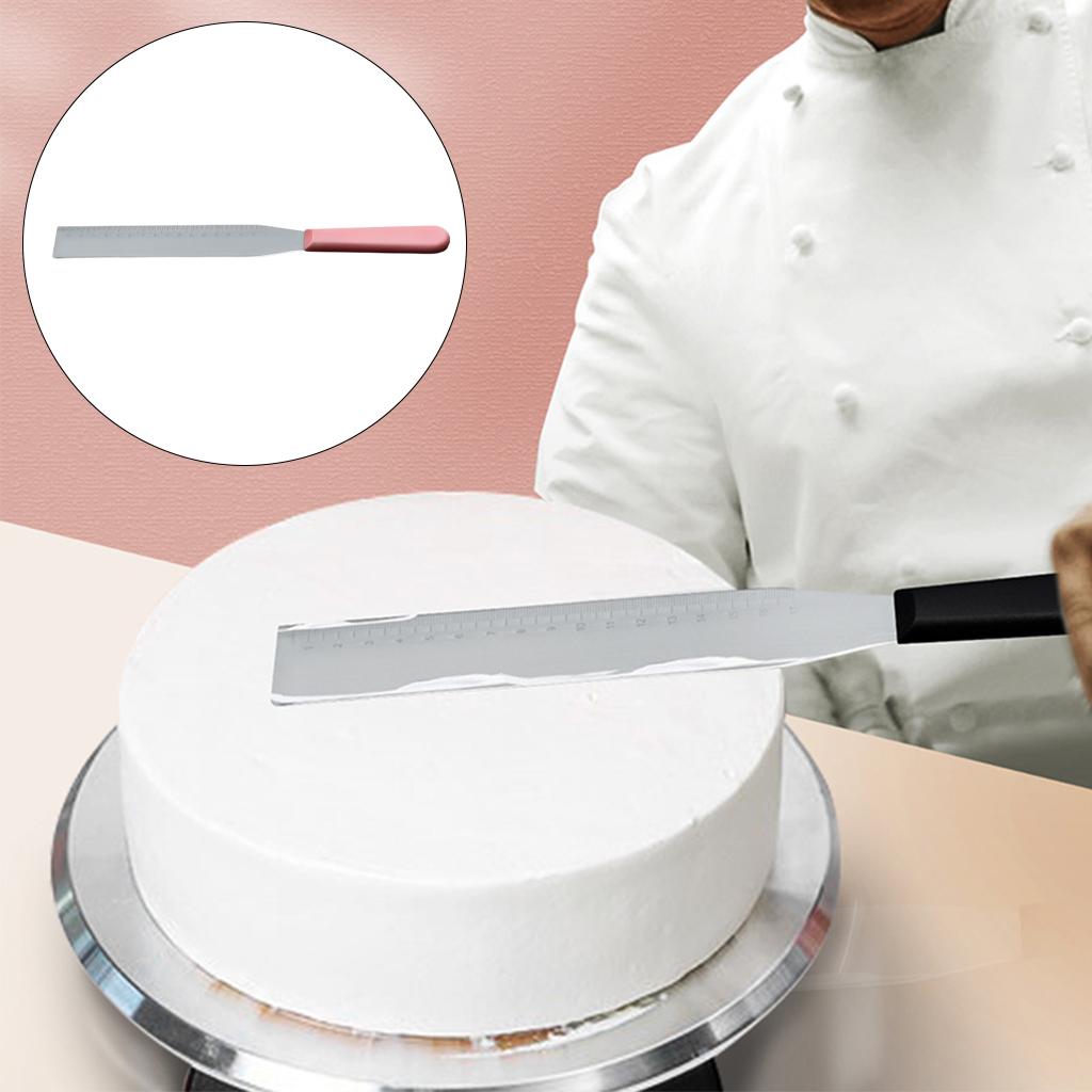 

420 Stainless Steel Cake Spatula 8-Inch Spreader Fondant Pastry Cake рожевий