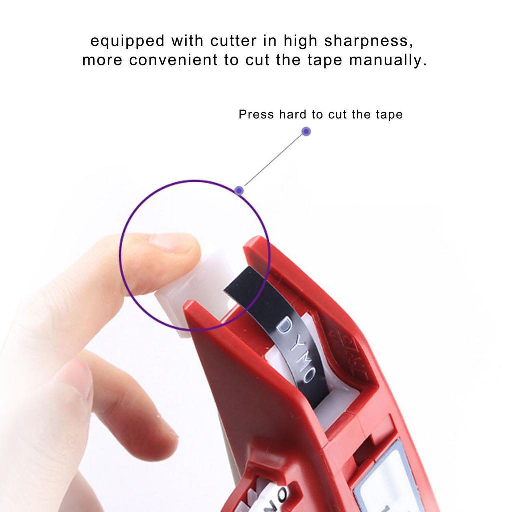 Embossing Label Maker Clear Number Letter One Hand     ABS Label Making Embosser for Label  