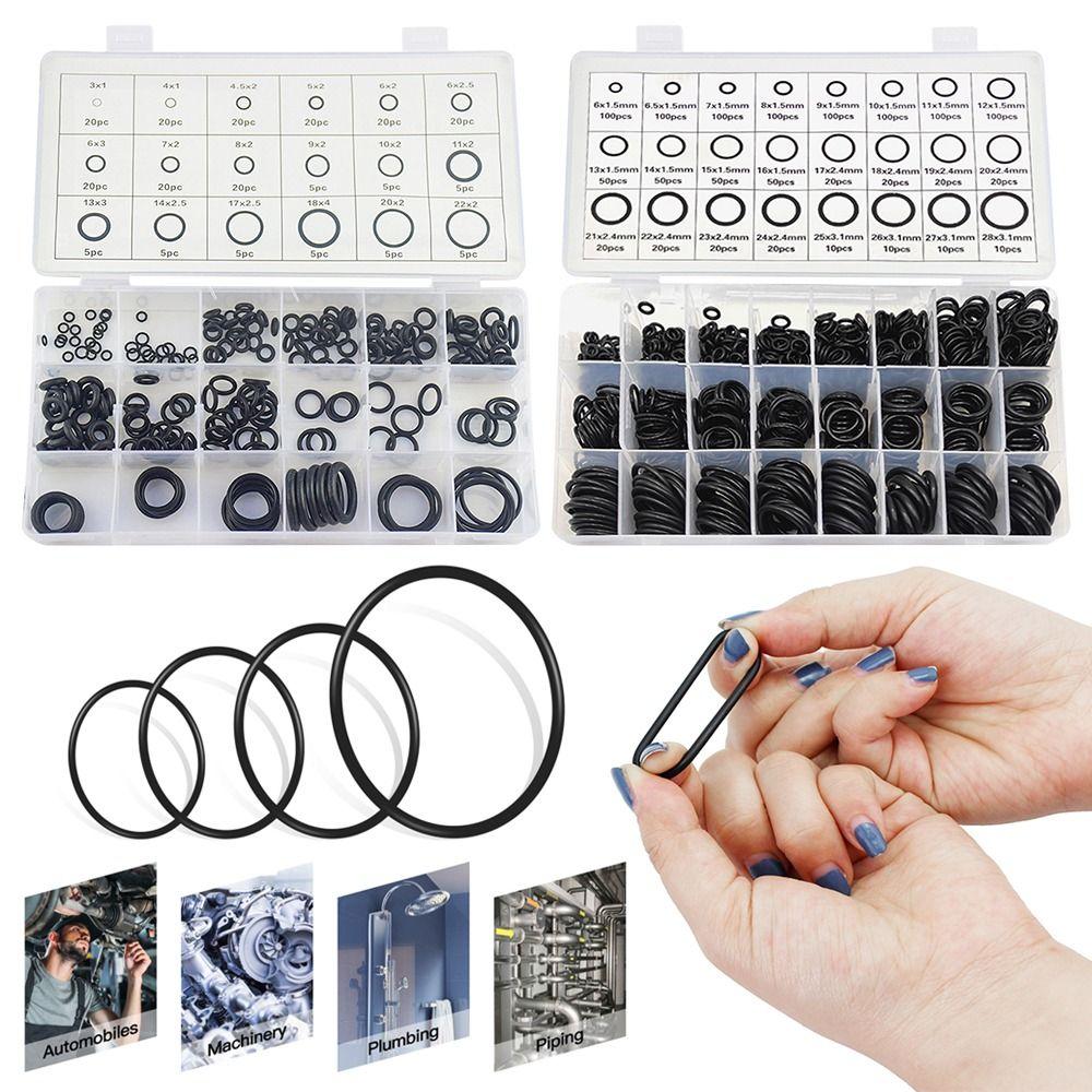 Wide Use Nitrile Rubber With Plactic Box Elastic Band Washer Seals O Ring Sealing Gaskets