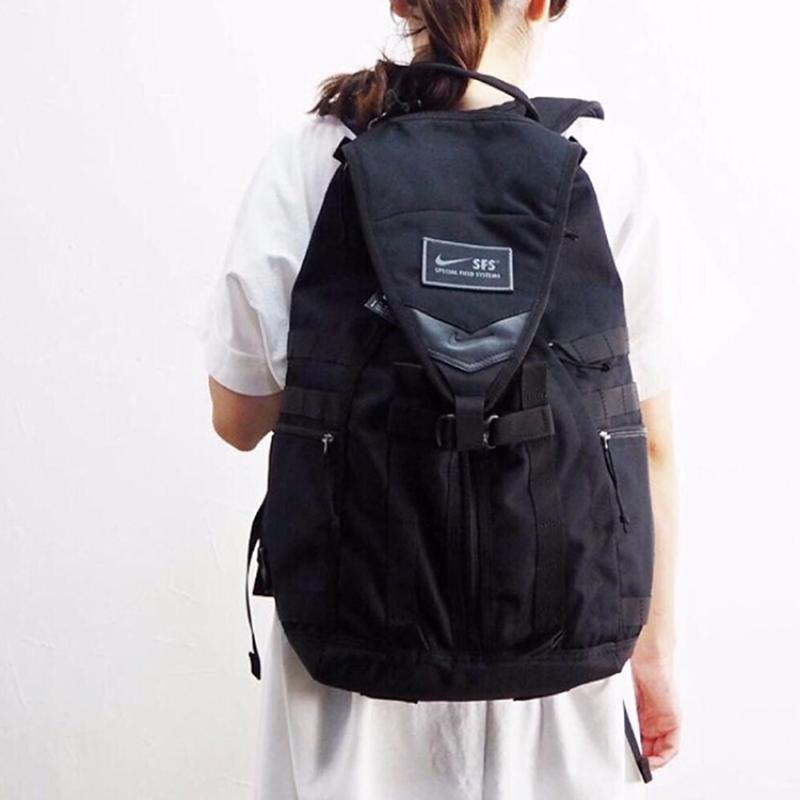Nike Polyester Backpack Regular Unisex Black Casual BA5550-010