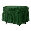Thickened Bubble Grid Full-cover Skirt Elastic Rectangular Foot Pedal Cover for Home Hotel Footstool Cover Dustproof Cover