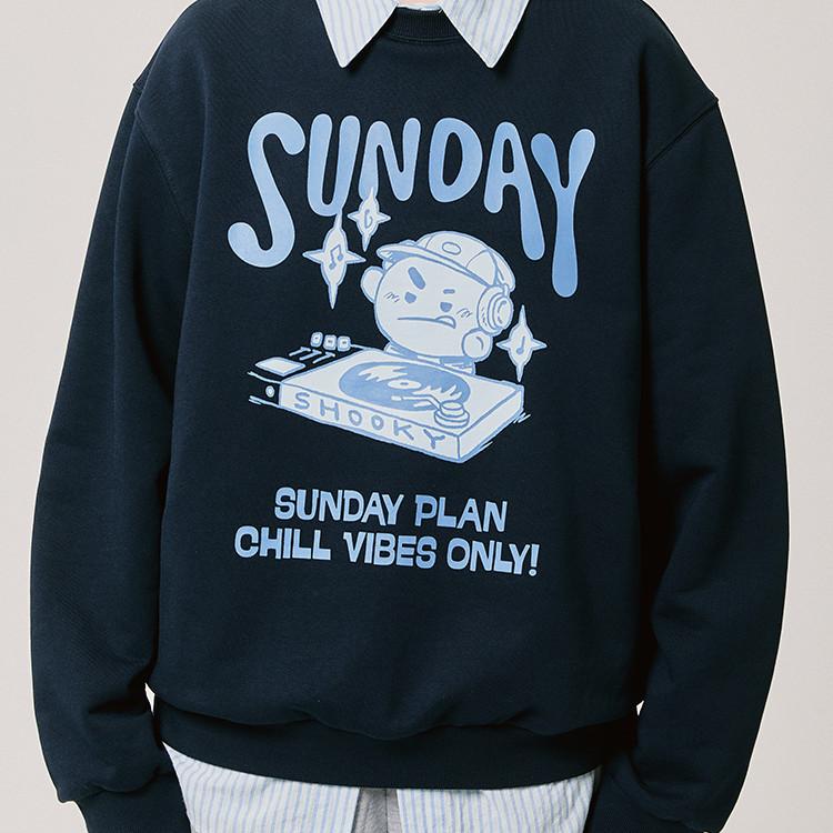 

Толстовка BT21 SHOOKY BASIC темно-синяя (M-L) M