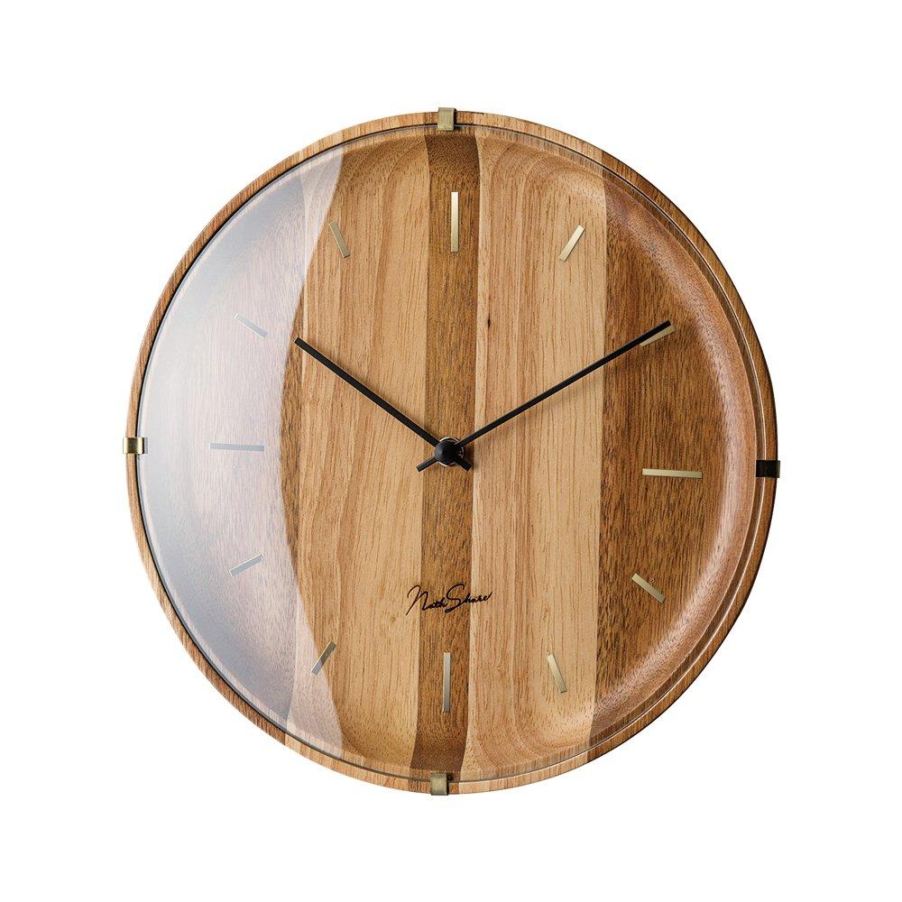 

Interform Vague Walnut Wall Clock CL-2936