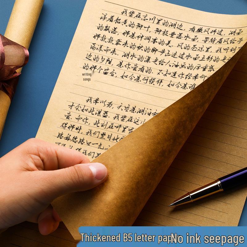 Nordic Style Literary Retro Envelope & Letter Paper Set - Love Letter & Greeting Card Collection