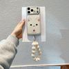 Trendy Leather Rilakkuma Phone Case for iPhone 17 Pro Max - Drop-Proof, Cute Design, Fits iPhone 16/15