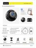 Portable WiFi Camera with Battery Backup & Human Detection - Ultra HD Monitor for Power Outages