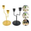Candle Holder for Pillar Candles Stable Base Table Centerpiece Candlestick Holder for Mantel Fireplace Dining Desktop Home Decor