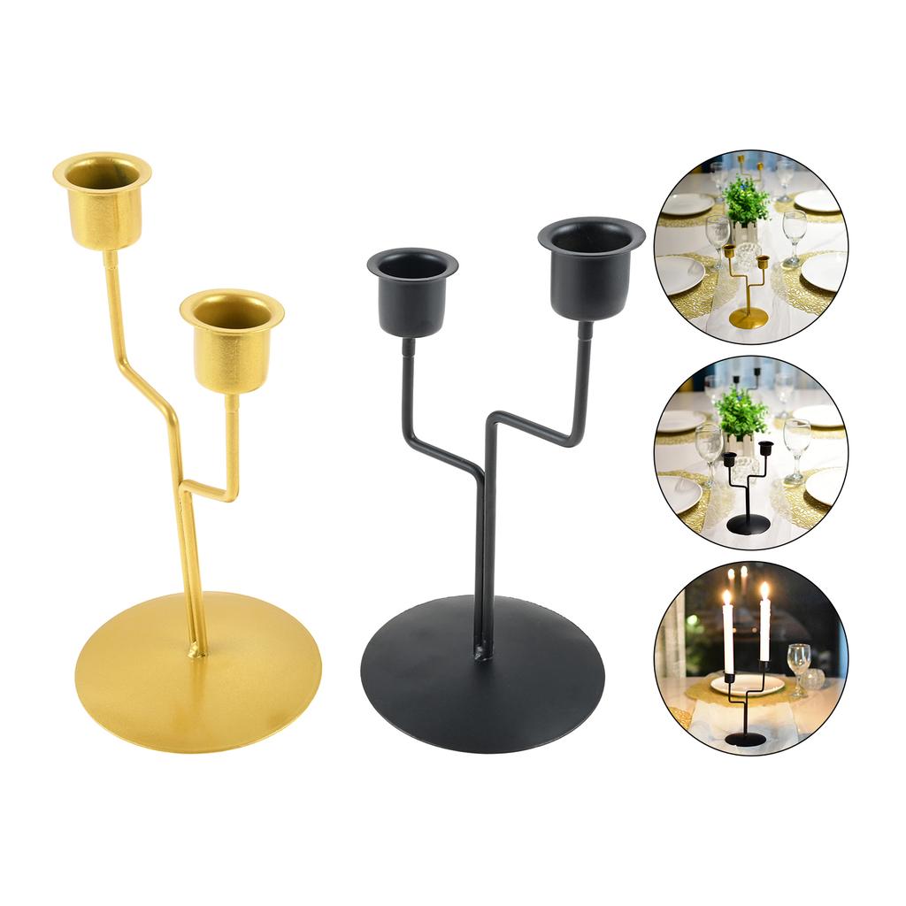 Candle Holder for Pillar Candles Stable Base Table Centerpiece Candlestick Holder for Mantel Fireplace Dining Desktop Home Decor