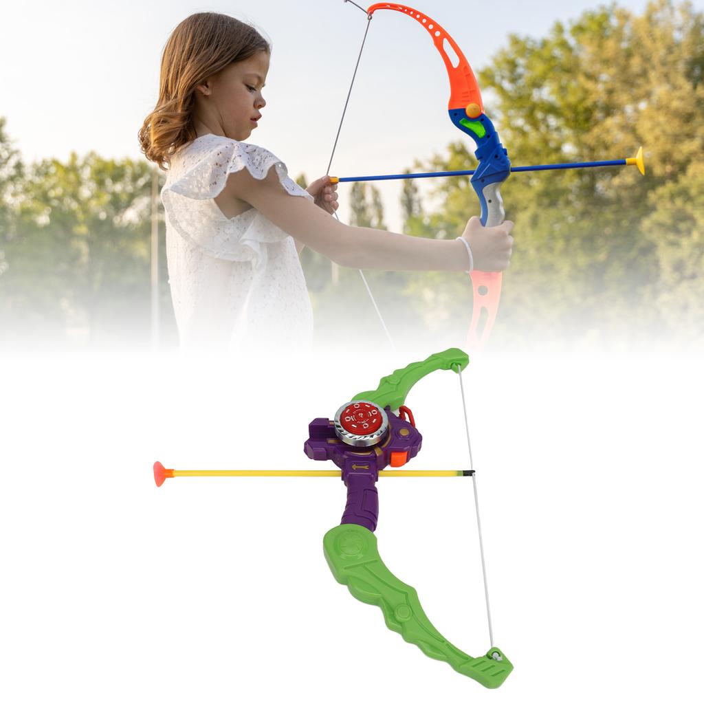 y Toy Play Set Suction Cup Hd Design Light Effect Bow   Toy for Kids for Indoor Outdoor