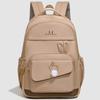 Schoolbag new high-value simple schoolbag versatile casual girls backpack large capacity junior high school student backpack