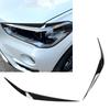 Pair Car Hdlight Eyebrows Front Left Right Trim Exterior Decoration Replacement for X1 F48 2015+(Carbon     )