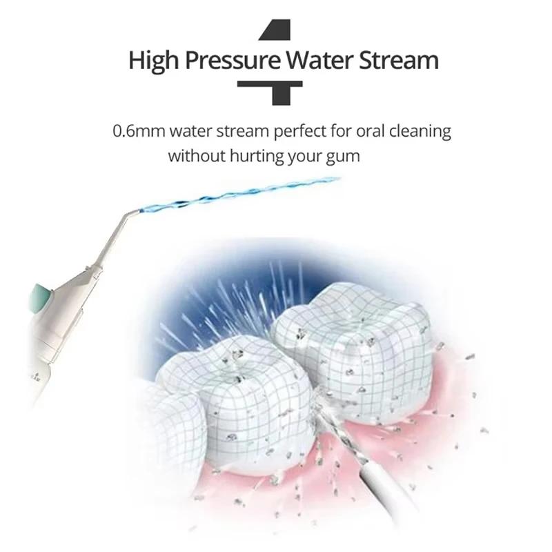 Household High Pressure Oral Irrigator Portable Teeth Clean Water Dental Floss Manual High Pressure Water Toothpick