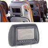 Universal 7in Auto Car Headrest Monitor MP5 Video Media Player High DefinitionBlack