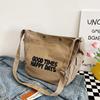 Large Capacity Canvas Bag New Women's Bag Fashion Harajuku Shoulder Messenger Bag