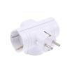 1Pc Wall Socket Extender With Switch 1 To 3 Way Eu Plug Adapter European Standard Power Adapter Multiple Sockets For Home