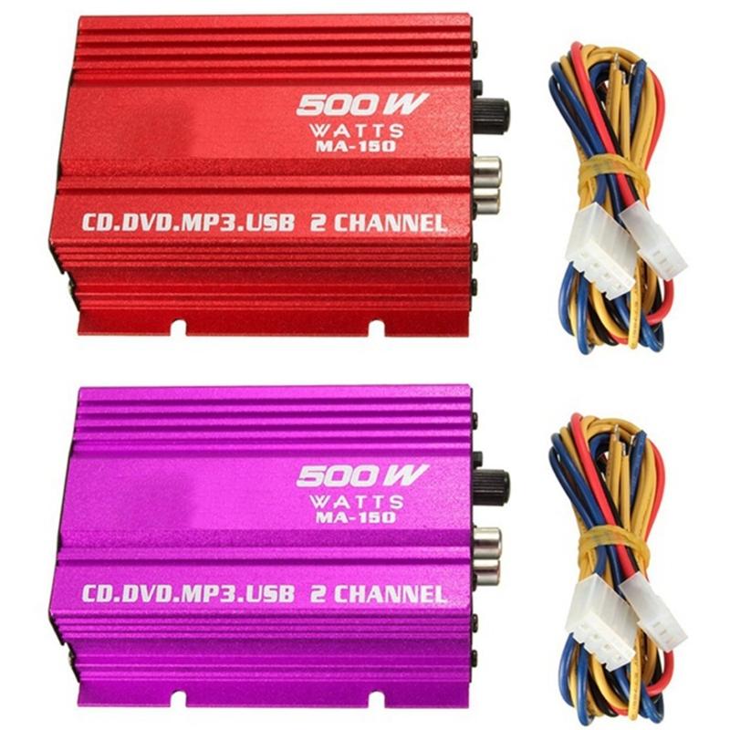 

Free delivery 2018 Mini Hi-Fi 18W 2 Channel Stereo Amplifier For Car Auto Motorcycle HOT