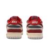 Nike Scarpe da Skateboard Dunk Low top Unisex Rosso Bianco Grigio FJ5429-133(TeamM-)