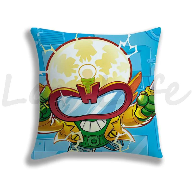 Newest Super Zings Pillow Cover Cute Cartoon Pillow Case Cushion Cover Pillow Throw SuperThings Decor Pillowcase For Bed Throw