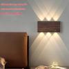 Two-Color LED Wall Lamp: Magnetic, Wireless, Touch-Control for Bedroom & Hotel