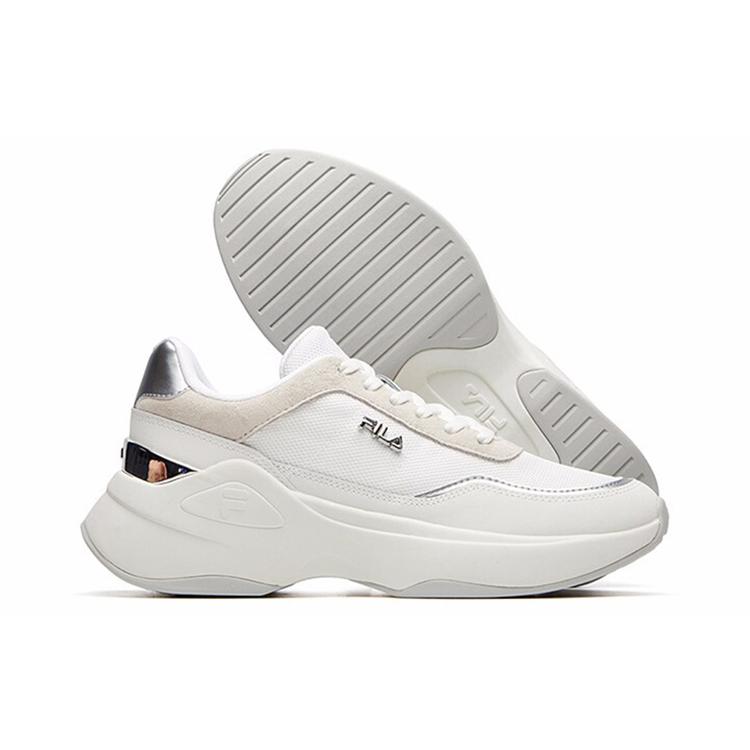 New FILA Low Top Running Shoes Women's Bright White F12W114208FWM