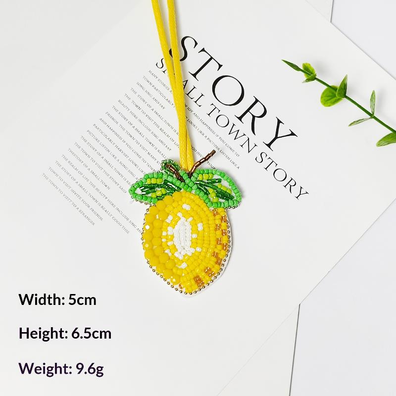 

Rope Badge Bead Tassel Star Lemon Orange Flower Heart Patch Sequin For Embellishing Bag Clothing Lanyard Accessories