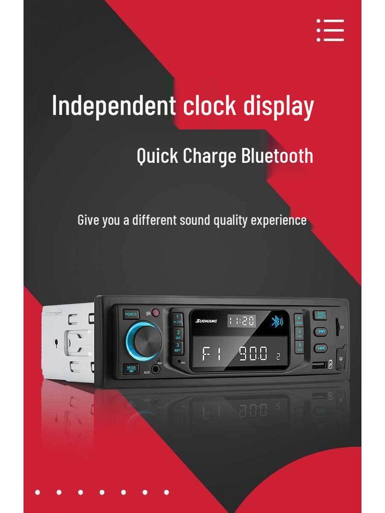 Stereo auto Bluetooth inteligent cu control vocal pentru mașini/camioane