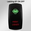 Waterproof LED Rocker Switch for Boat RV Truck | Green/Red Light 12V/24V ON-OFF/ON-OFF-ON for Exhaust Heat AC Lights