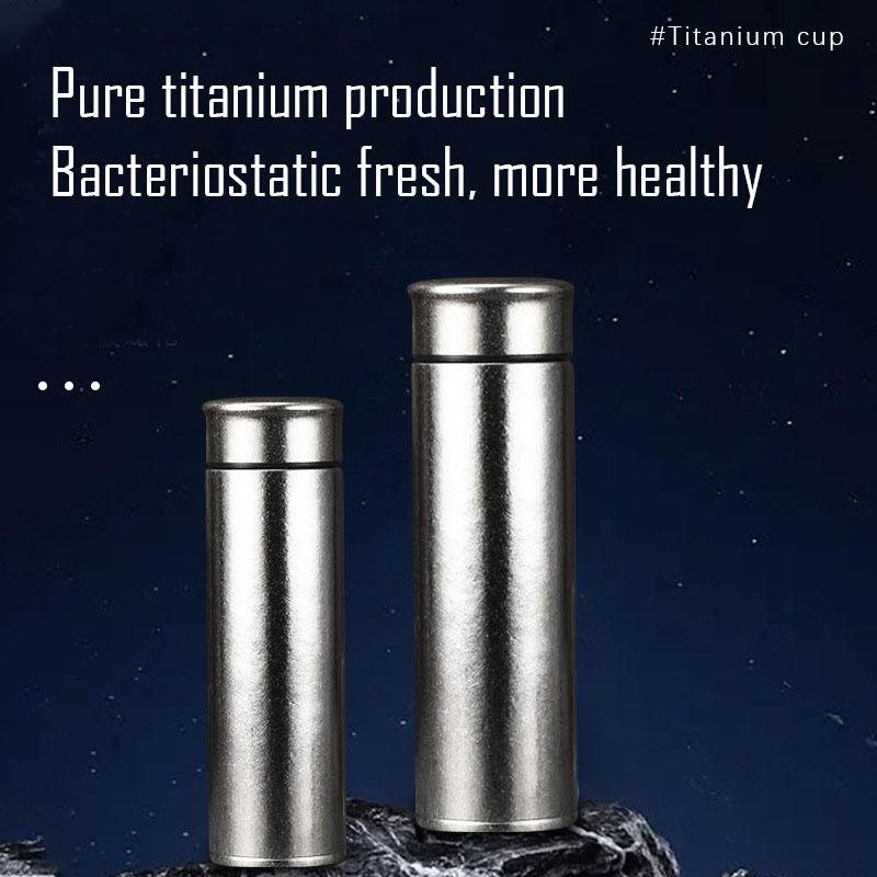 

Pure Ttanium Thermos Cup,Mug,Double Layer Vacuum Flasks,Long-term Heat Preservation Drinkware,Large Capacity Water Bottle,480ml 480ml срібний