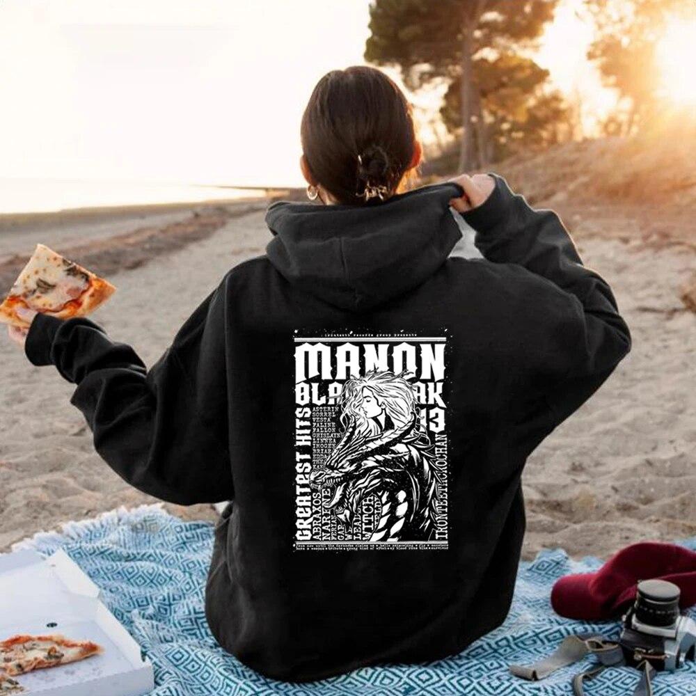 

Толстовка с капюшоном Manon Blackbeak Throne of Glass Greatest Hits Concert, винтажная толстовка с капюшоном ToG Abraxos The Thirteen ACOTAR, толстовка унисекс M