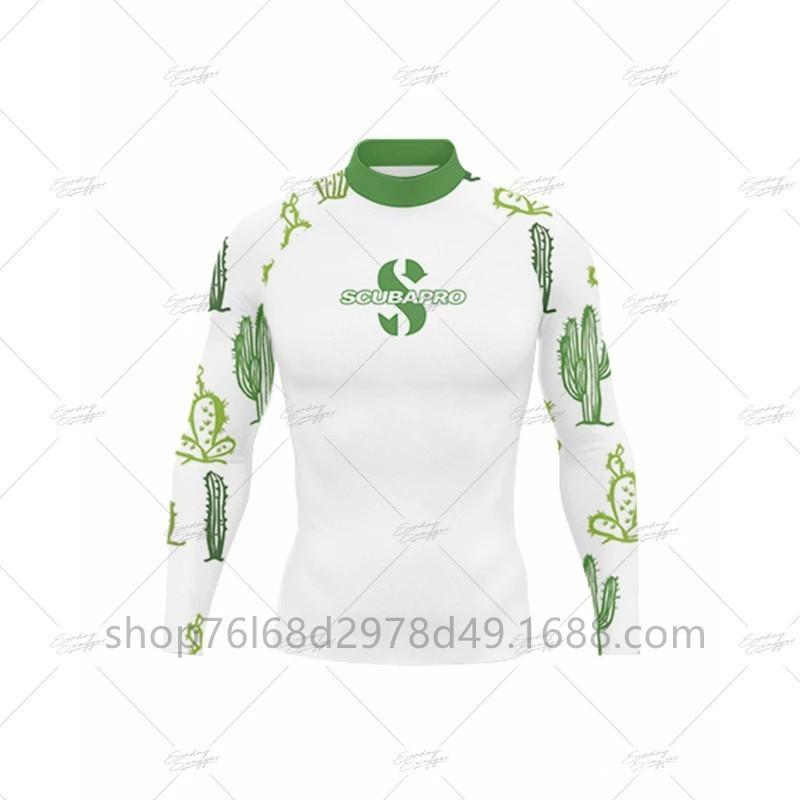 SCUBA Surfing Wear Outdoor Sunscreen Snorkeling Swimwear Long-sleeved Split Top Quick-drying Diving Suit Support