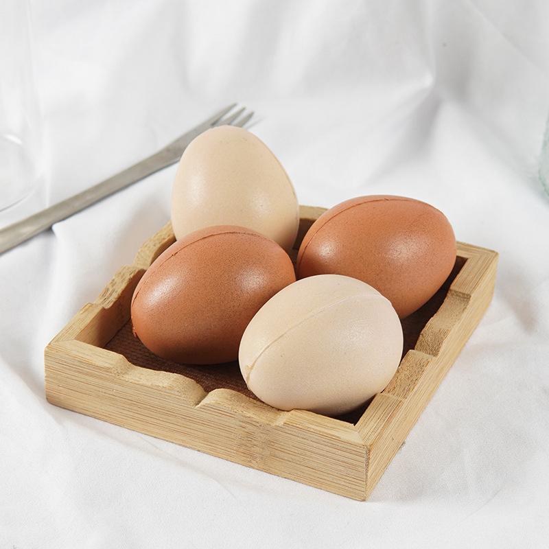 10 Stück Falsche Eier PU Elastizität Künstliches Ei Modell DIY Malen Osterei Küchenornamente Fotografie Requisiten Tischdekoration
