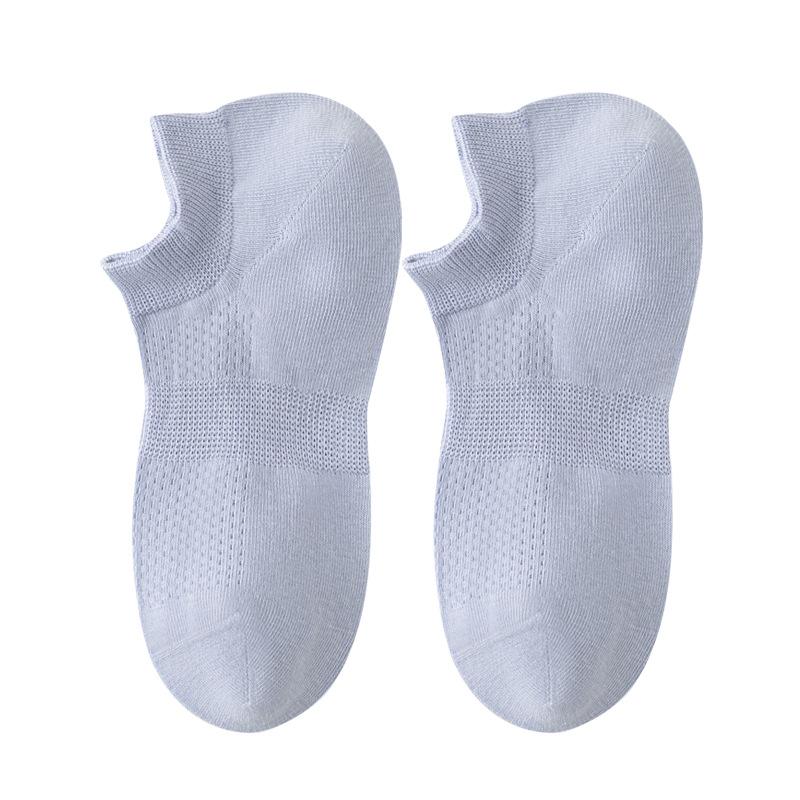 Female Summer Pure Cotton Non-slip Mesh Can Not Fall with Breathable Shallow Mouth Invisible Short Cotton Socks