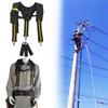 Tool Belt Suspenders Padded Carpenter Electrician Work Suspender with Attachment Loops for Men Women Electrician