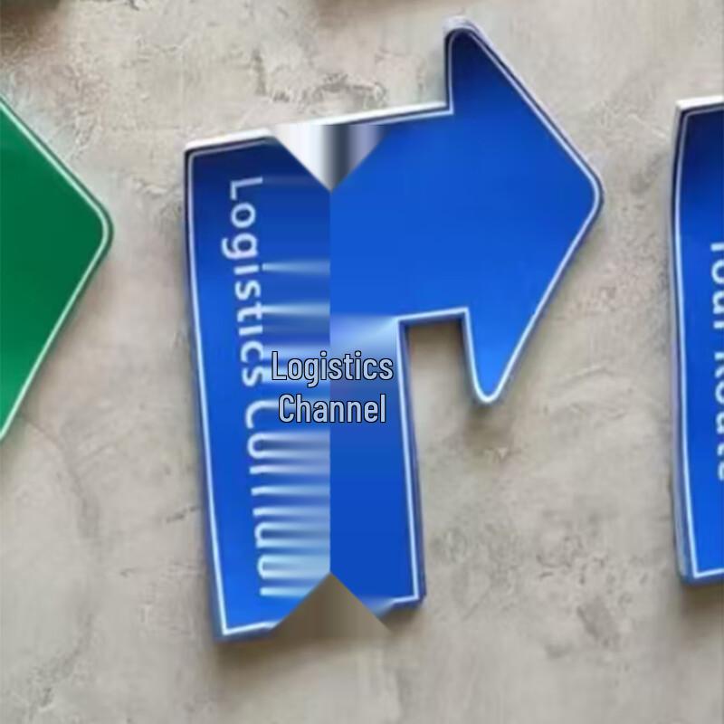 Myoli Logistics Channel Floor Sign
