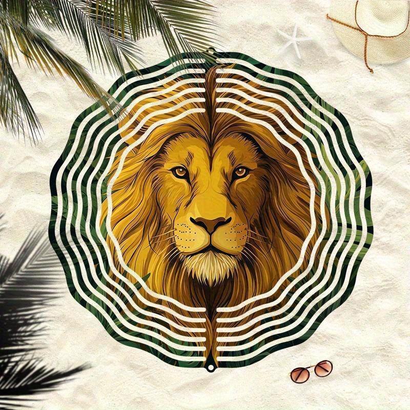 Balkon Bahçe Dekoru için 360 Derece Kancalı 10 İnç Asılı Rüzgar Gülü İlkbahar Yaz Dış Mekan Süsü