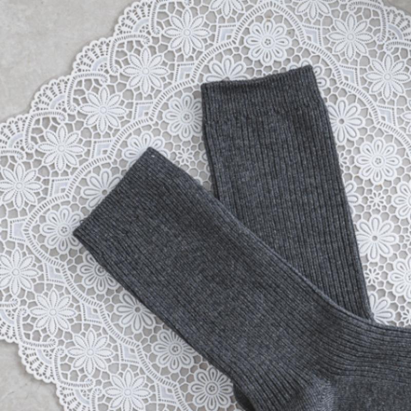 Monfoot Women S Ribbed Long Neck SockS Deep Grey