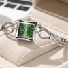 New Goldie niche women's watch simple small square plate alloy bracelet watch women's antique quartz watch