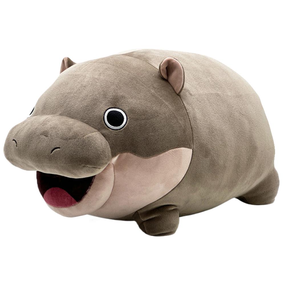 Hippo Plush Pygmy Hippo Plush Stuffed Animals Plush Doll Toy Huggable Home Decor Fashionable Throw Pillow for Bedroom Decoration