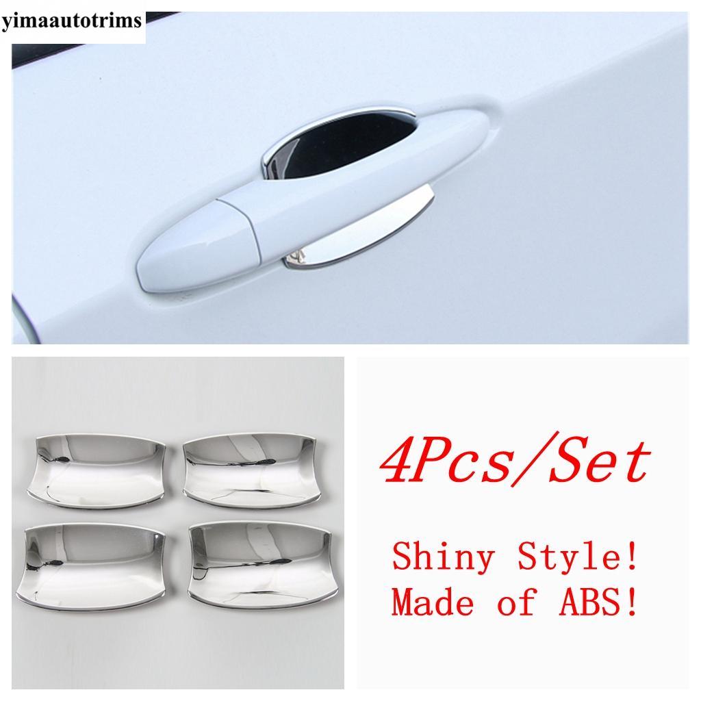 Fog Light Lamp Eyebrow / Handle Bowl / Window Wiper Cover Trim For Jeep Compass 2017 - ABS Chrome Accessories Exterior Kit