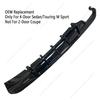 OEM Replace Gloss Black MP Style Rear Diffuser Rear Bumper Lip For Bmw E46 3 Series 4-Door Sedan/Touring M Sport 2002-2005