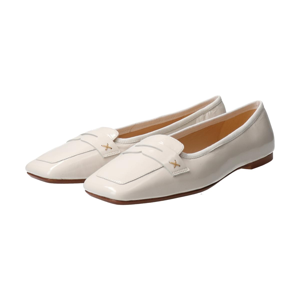 

Лоферы Square Toe Sacket Loafers F41508 см [Fabiosconi] женские Off-white 22.5