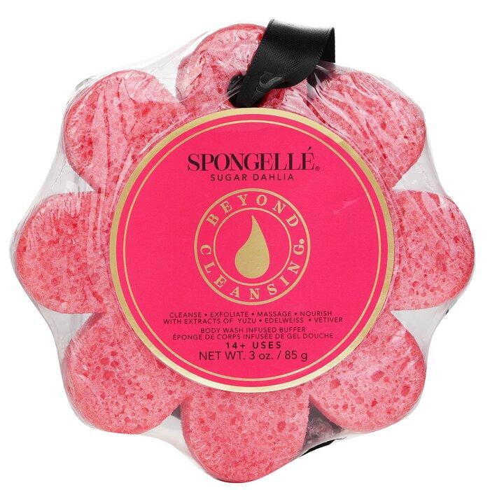 SPONGELLE Wild Flower Soap Sponge - Sugar Dahlia (Red)