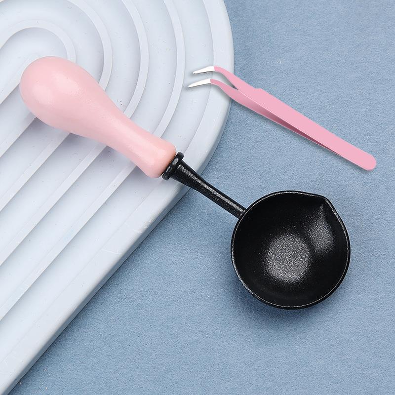 High-Quality Lacquer Seal Non Stick Spoon Sealing Wax Spoon Stamp Seal Heating Lacquer Wax Tool Anti Stick Easy To Clean