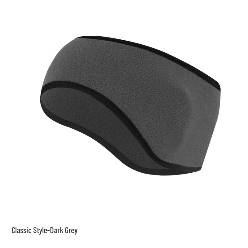 Fleece Warmes Ohrband: Dickes breites Stirnband für Herbst- und Winterradfahren - Winddichte und kältefeste Ohrenschützer.