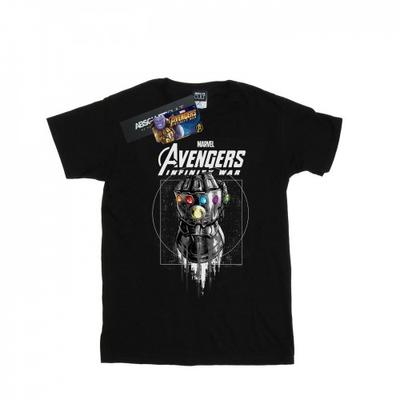Marvel Mens Avengers Infinity War Gauntlet T-Shirt